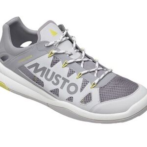 Musto Gray and White Men's Boat Shoes